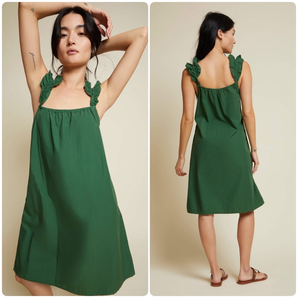 Nation LTD Green Midi Dress